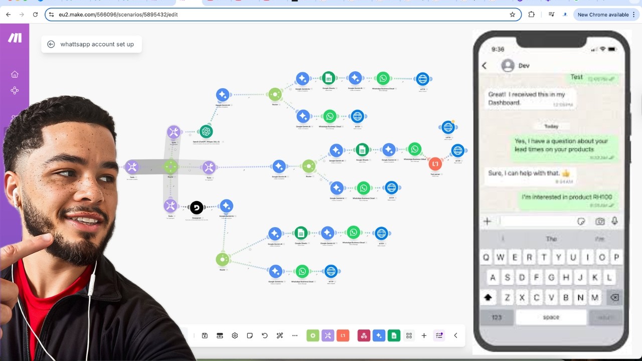Build a WhatsApp AI Agent in Just 30 Minutes (Make Tutorial)