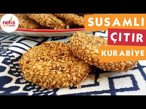 Susamlı Çıtır Kurabiye - Kurabiye Tarifleri - Nefis Yemek Tarifleri