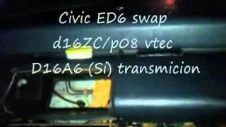 ZC VTEC Comparacion transmisión d15b2 / d16a6 (Si)