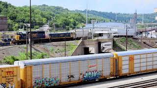 Hump action at CSX's Queensgate Yard