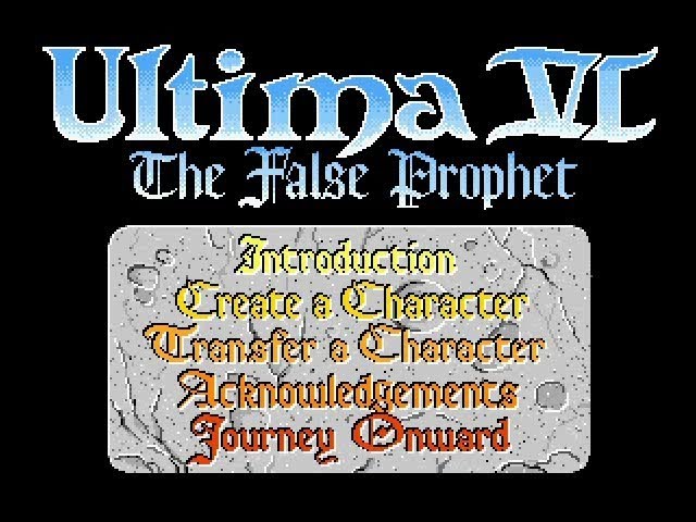 ウルティマ VI - The False Prophet - スピードクリア 【高画質版
