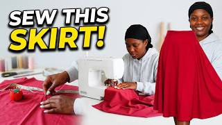 How to Sew an Elegant A-Line Skirt | Easy Step-by-Step Sewing Tutorial