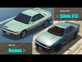 GTA V Cars VS Initial D Cars | All Possible Initial D builds