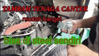 increase canter power by setting turbo and canter boshpomp