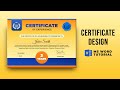 How to make experience Certificate Design in Microsoft Word | MS Word Certificate Design Tutorial