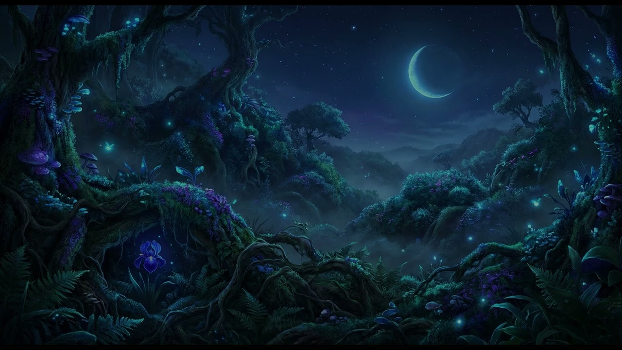 nestled in the green. go to bed.