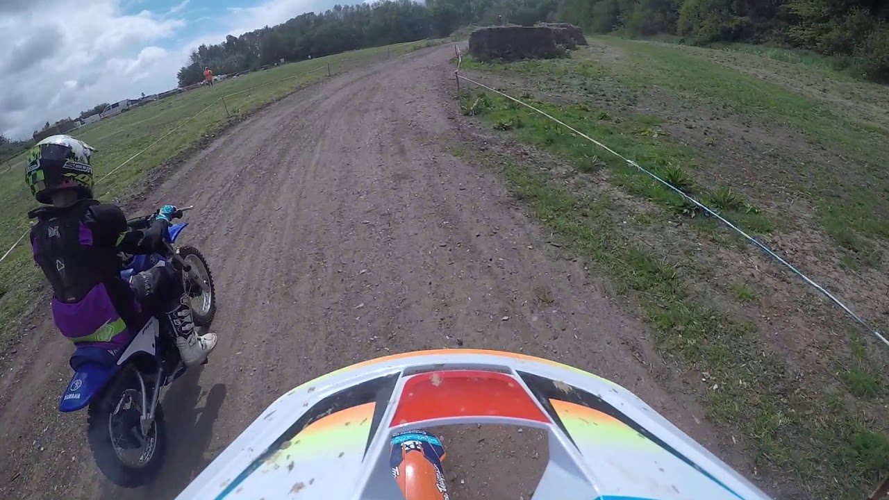 George Goodwin 666 at kids track Washbrook mx