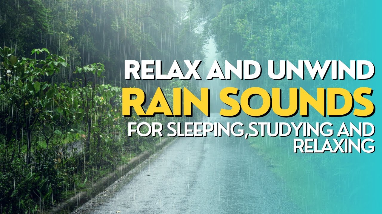 Deep Sleep With Rain Sounds For 8 Hours Relaxing Sleeping Studying ...
