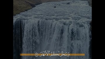 وسخر لكم الليل والنهار - تلاوة من سورة إبراهيم - الشيخ د.ياسر الدوسري
