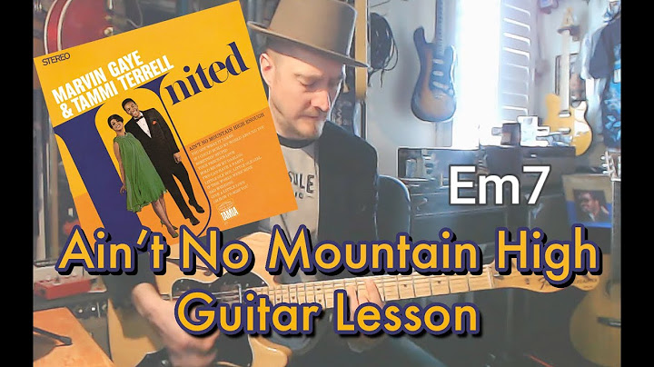 Ain’t No Mountain High Enough Guitar version - Guitar performance video thumbnail