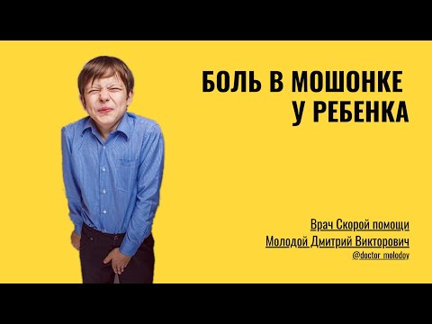 Синдром острой мошонки у детей/ Боль в мошонке