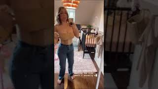 Using my Postpartum Girdle four months later!
