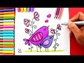 Cómo dibujar y pintar PÁJAROS paso a paso | Ideas de Dibujos para Decorar