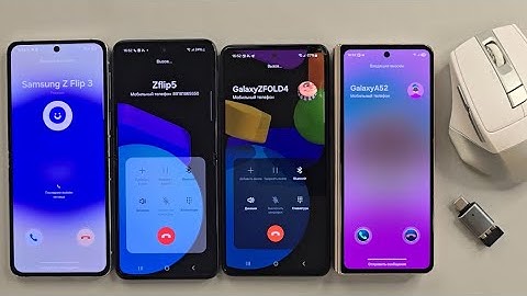 Samsung Galaxy ZFlip 5 Galaxy Zfold4 Incoming call  with mouse control &WhatsApp