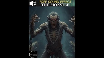 THE MONSTER HORROR SOUND EFFECT #horror #horrorsounds #sound #monster #ghostsound #freesoundeffects