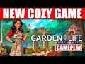 New cozy game  gardening with a ghost garden life a cozy simulator playthrough