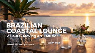 Brazilian Coastal Lounge TV Art | 2 Hours Relaxing Music for Frame TV screenshot 4