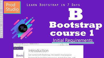 learn bootstrap course part I in Nepali