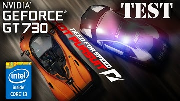 Need For Speed Hot Pursuit 2010 PC Gameplay Test 720p on GT730 - i3 4150 - 8GB RAM