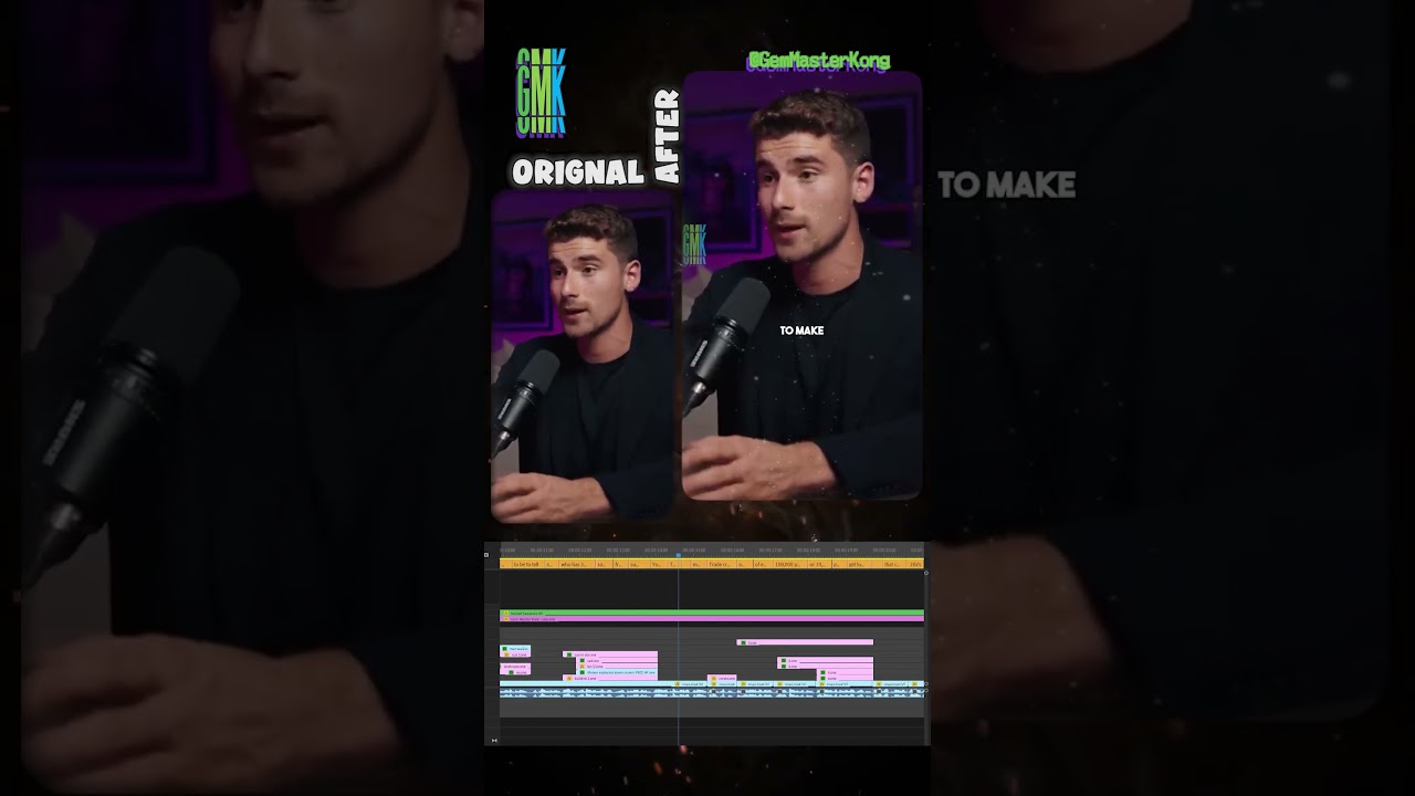 Iman Ghadzi before and after edit #imangadzhi #crypto #bitcoin #bullrun2024 #videoediting