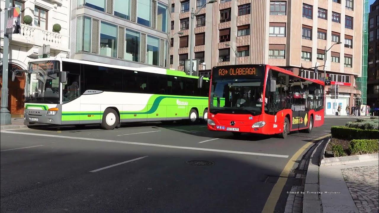 Buses in Bilbao, Spain 2022 Bilbaobus YouTube
