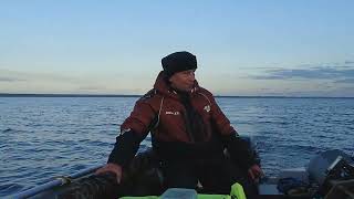 Северная Двина  осенний поиск клыкастого и полосатого