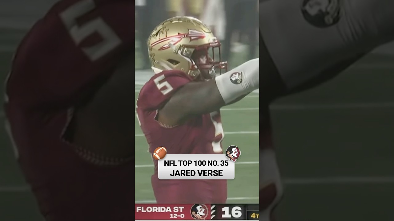 Coming in at No. 35 on the NFL Top 100 list, the former @FSUSeminoles legend Jared Verse🍢 #cfb #fsu