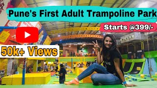 Adult Trampoline Park- SkyJumper | First in Pune | Full details with Price | Finding India screenshot 3