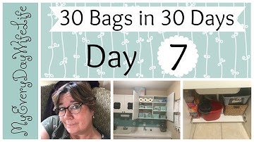 🌺Laundry Room Day 7 || 30 Bags in 30 Days Decluttering Challenge 🌺