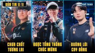 BẢN TIN LMHT 11/11: DORAN &amp; GUMAYUSI CHƯA CHỐT TƯƠNG LAI - TỔNG THỐNG HÀN QUỐC CHÚC MỪNG T1