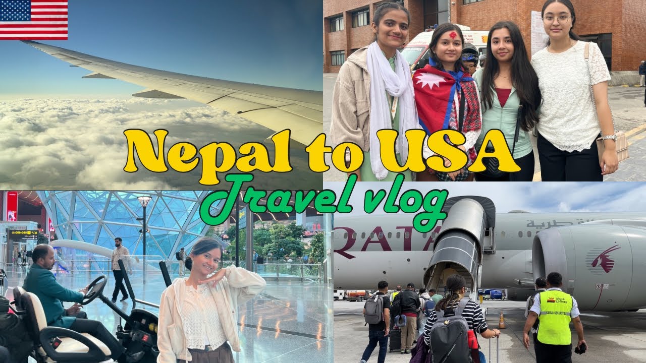 Nepal to USA vlog 🇳🇵to 🇺🇸| International Student | New journey | Chapter 1