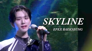[4K] 230426 성장통 쇼케이스 | 꿈의 능 선 SKYLINE | 이펙스 백승 직캠
