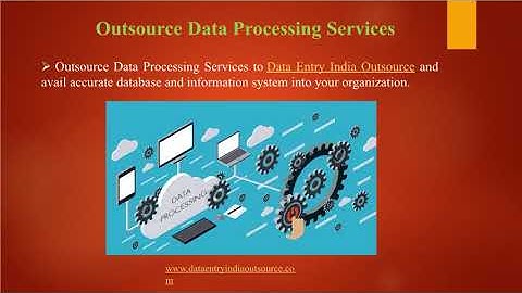 Data Processing Services - Data Entry India Outsource