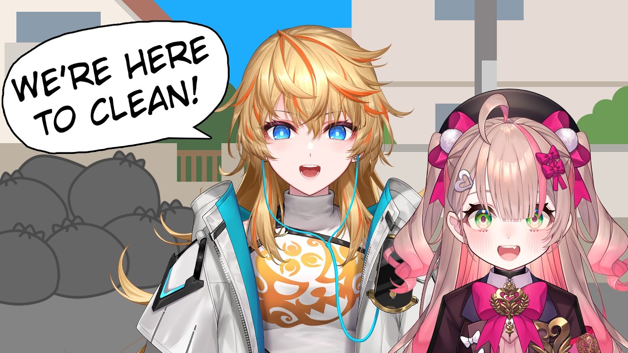 【AFTER PARTY】 There's no end to cleaning the world w/ @KyuruRin-sama!