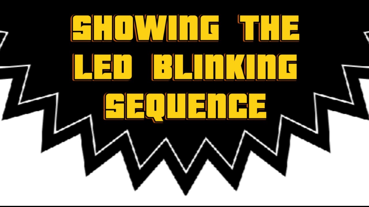 LED blinking - YouTube