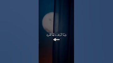 تلاوة هادئة سورت القدر فارس عباد #القرآن_الكريم #القرآن