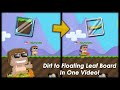 Growtopia dirt to leaf board in one