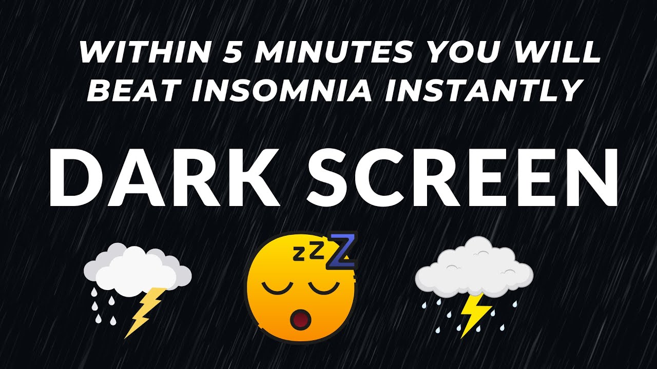 Rain Sounds For Deep Sleep | Within 5 Minutes You Will Beat Insomnia ...