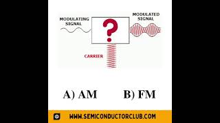 Guess the Modulator or Modulation Technique | Semiconductor Club | #shorts