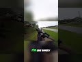 I DID A WHEELIE INFRONT OF A COP! #bike #automobile #ebike #electribike #surron #segwayx260 #cc