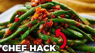 Spicy Chili Garlic Green Beans (Chinese Style)