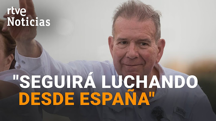 MARÍA CORINA MACHADO ASEGURA que EDMUNDO GONZÁLEZ SALIÓ del PAÍS PORQUE su VIDA CORRÍA PELIGRO |RTVE