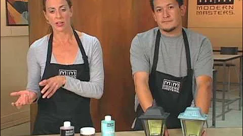 Metal Effects Patina Finish Application With Modern Masters