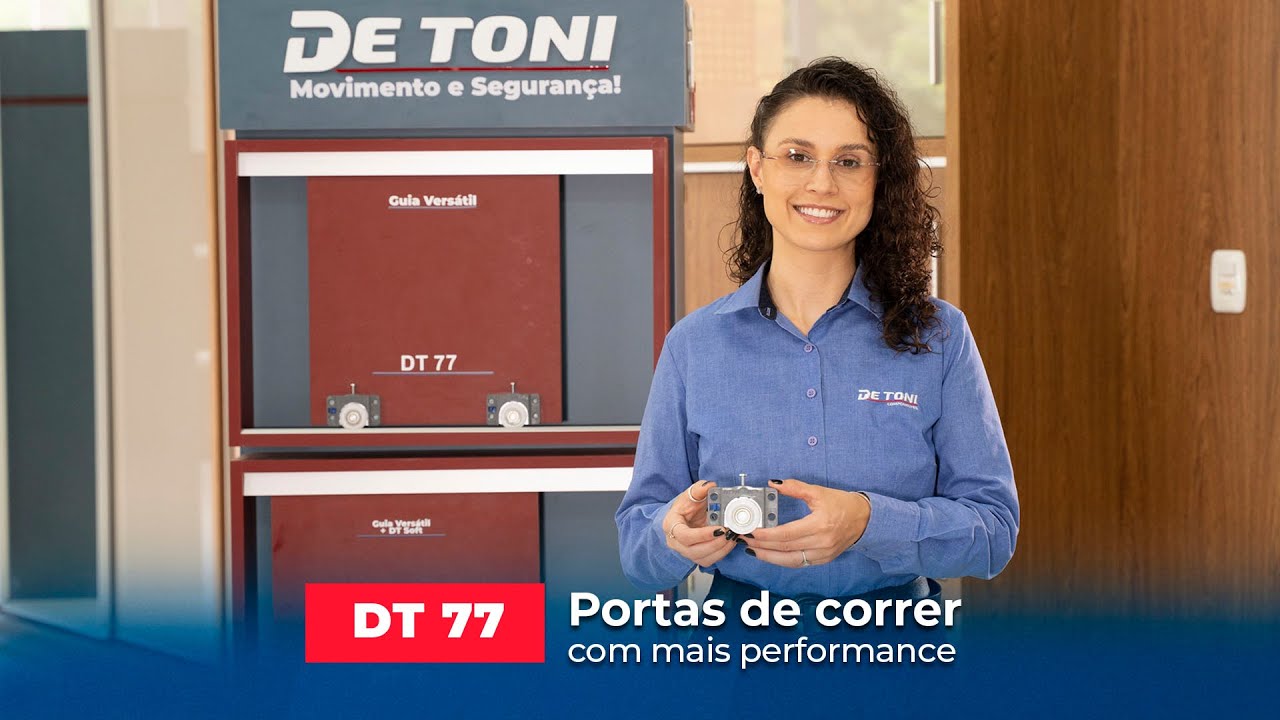 Sistema DT 77 De Toni | Portas de correr com mais performance