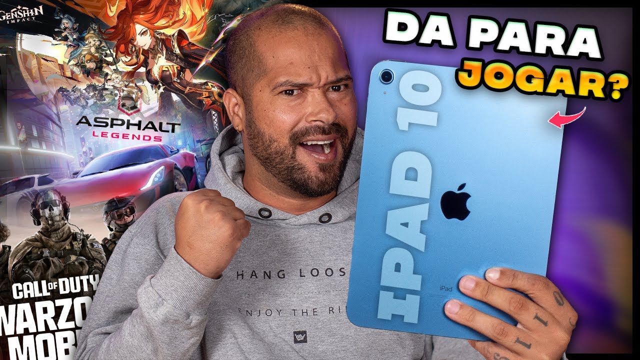 O IPAD 10 ainda tem BOM DESEMPENHO para JOGOS?!  🤯