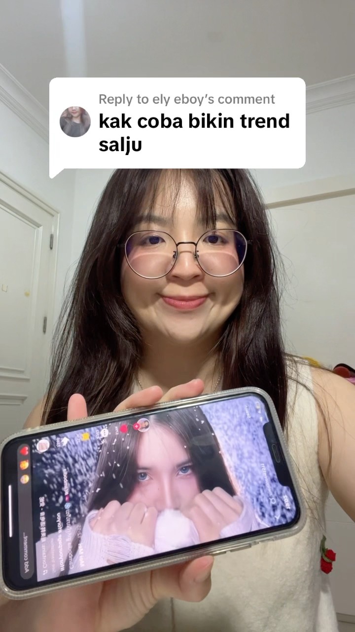 TREND SALJU?! WKWKWK MAU LIAT HASILNYA GA??❄️❄️ #shorts #itsmeissie