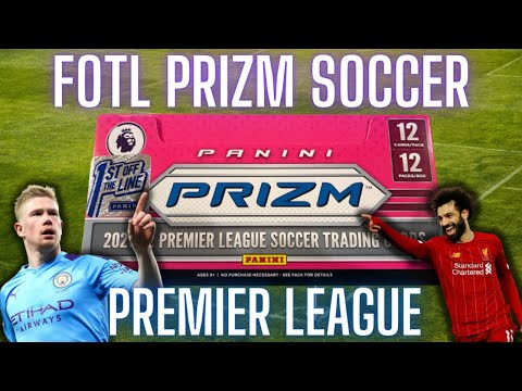 2021-22 Panini Prizm Premier League 2x FOTL Hobby Box Opening! Blue Shimmer Exclusive!