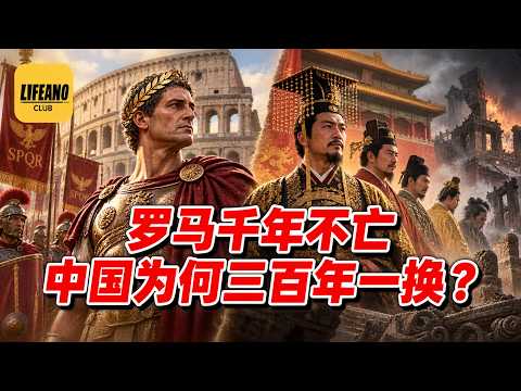 【会员】袁Sir翻牌：为啥罗马帝国国祚上千年，中国古代王朝最多三百年？#lifeano翻牌 260920