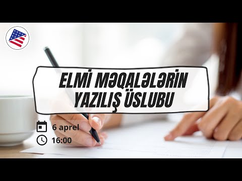 Elmi məqalələrin yazılış üslubu