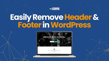 How to Remove or Disable Header and Footer From Your WordPress Site | Customize Your Landing Page